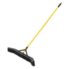 Rubbermaid Commercial 2018728 36" PP Push-to-Center Broom - Yellow/Black New