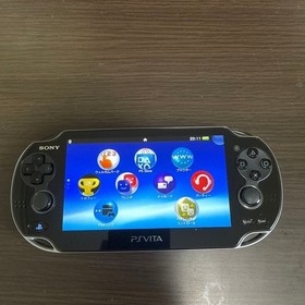 Excellent Sony PlayStation PS Vita  PCH-1100 Crystal Black CIB