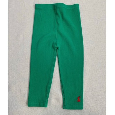 Joules Waffle knit Green pants size 12-18 mo 