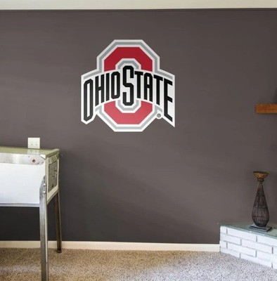 2 Fathead Wall Vinyls Ohio State Buckeyes Logo Football NCAA OSU ~ 38'' x 38'' Big
