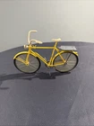 Mattel Barbie Yellow Bicycle Ten Speeder Bike Vintage 1970s, 11.5 Inches