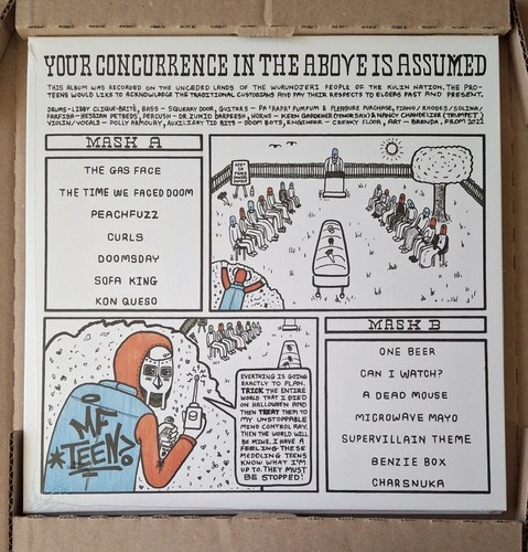 PRO-TEENS MF-TEEN Vinyl LP Your Concurrence In The Above Is Assumed LE /100 New - Imagen 2 de 4