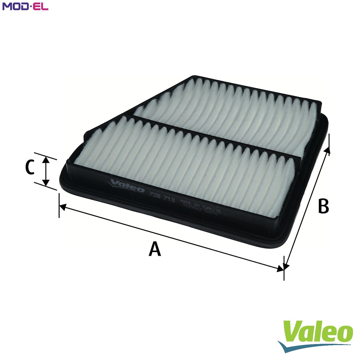AIR FILTER 728713 FOR HYUNDAI D3EA 1.5L 3cyl LAVITAG4GB 1.8L D4FA 1.5L 4cyl