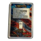 BHB Hits America’s Blueprint .45 ACP 1/4oz .999 Silver Bar Card + 1g  Skull 19
