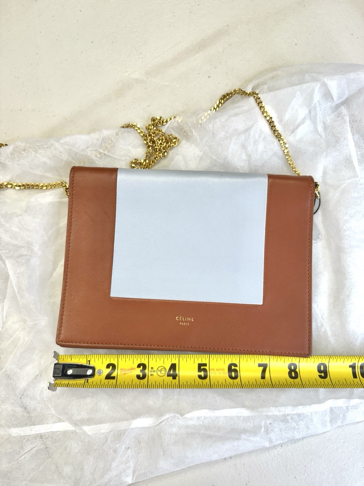 Celine Frame Leather Handbag image 9