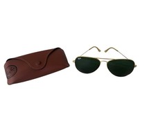 Vintage Ray Ban RB 3026 62-14 138 Aviator Sunglasses With Case