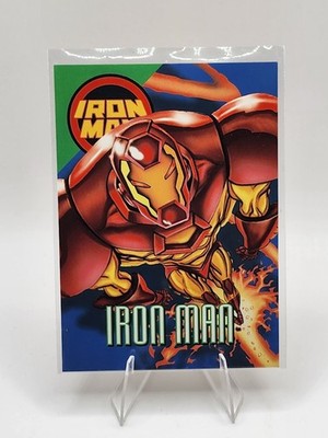 1996 Fleer Skybox Marvel Vision Embossed #78 Iron Man