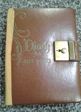 Vintage Journal 5 Years Worth Of Entries 1953-1957 Hazel's Life Handwritten