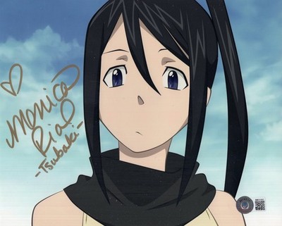 Soul Eater Manga TV Serie Foto signiert von Monica Rial als Tsubaki + Becketts Echtheitszertifikat