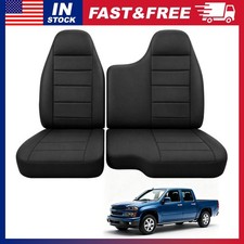 Truck Seat Covers Fits 2004-2012 Chevy Colorado 60-40 Bench Seat Black