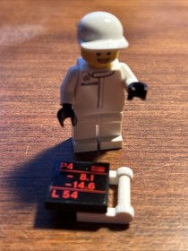 Lego McLaren Mercedes Pit Crew Member 75911 (Female )Speed Champions Minifigure