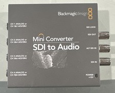 Blackmagic Design Mini Converter SDI to Audio 4K No Power Supply No Accessories
