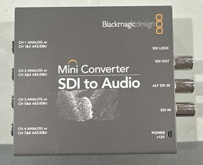 Blackmagic Design Mini Converter SDI to Audio 4K No Power Supply No Accessories