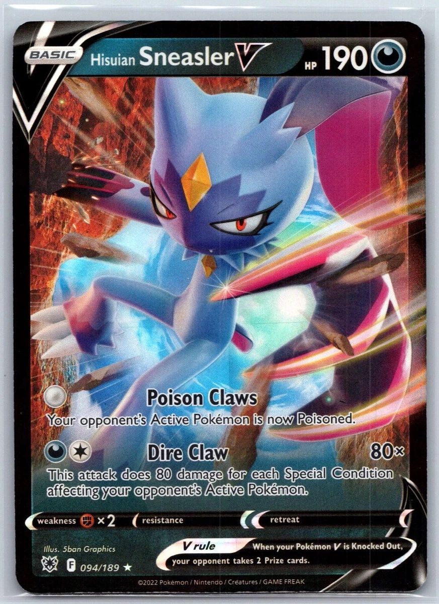 Hisuian Sneasler V Pokémon TCG Cards for sale | eBay