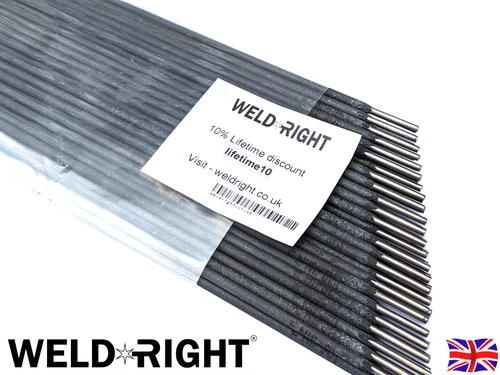 Weld Right ENiFe-C1 Ferro Cast Iron Arc Welding Electrodes Rods 2.5mm x 20 Rods - Picture 3 of 5