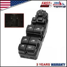 Driver Side Master Window Switch For BMW 528I 2.0L ActiveHybrid 5 3.0L 2012-2016