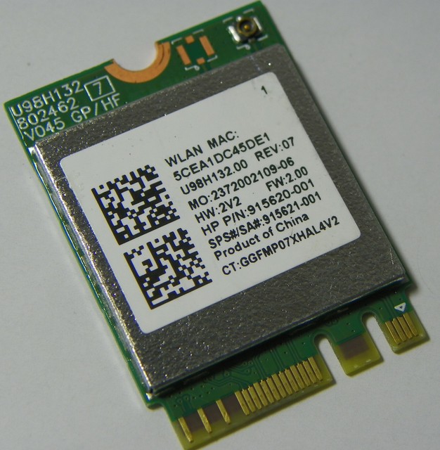 HP 915621-001 Realtek RTL8821CE 802.11AC BT 4.2 NGFF ...