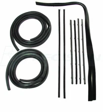 NEW 10-PC Precision Weatherstrip Door Seal Kit L&R / FOR 1967-72 CHEVY GMC TRUCK