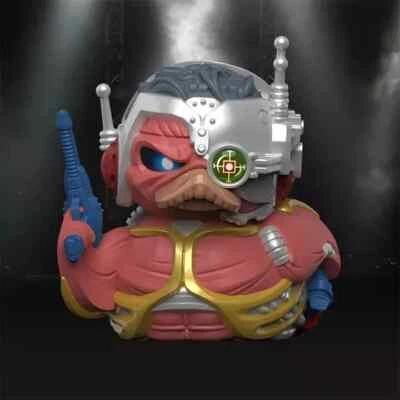 NUMSKULL TUBBZ COLLECTIBLE DUCK FIRST EDITION IRON MAIDEN EDDIE CYBORG METAL ROCK MUSIC