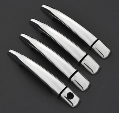 Chrome Door Handle Trim Set Covers To Fit Citroen Berlingo 4dr (2008-18)
