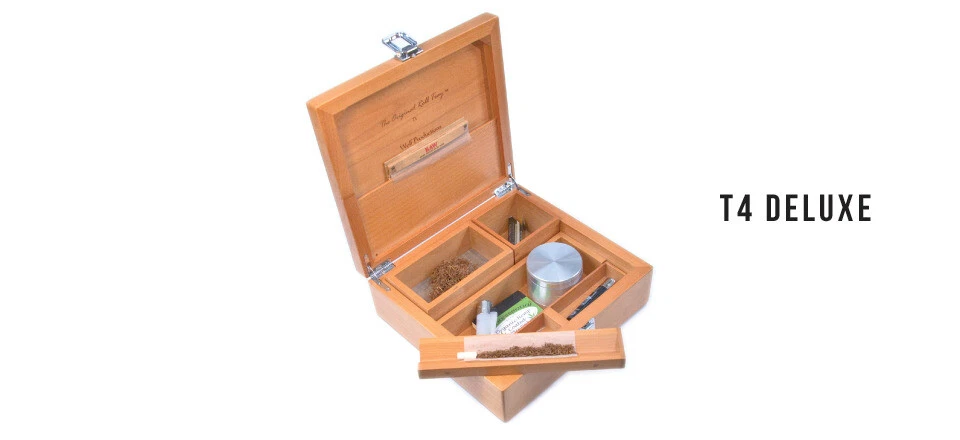 Wolf Wooden Box T4 Deluxe Rolling Box - Image 2 of 4