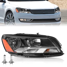 [Passenger Side] For 2012 2013 2014 2015 Volkswagen VW Passat Halogen Headlights