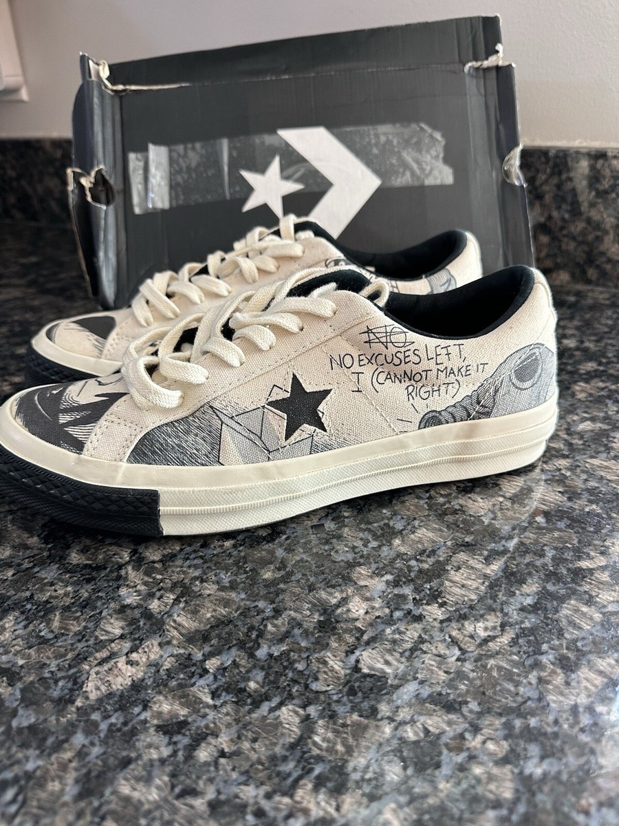 Converse x Tyler The Creator x Footlocker 164533C Black/Beige Mens 8.5 W 10.5 Tyler, The Creator X Foot Locker X One Star  main image 4