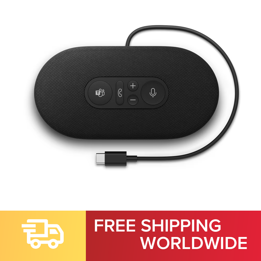 Microsoft 8L2-00010 USB-C Speaker Business, Home, Microphone For