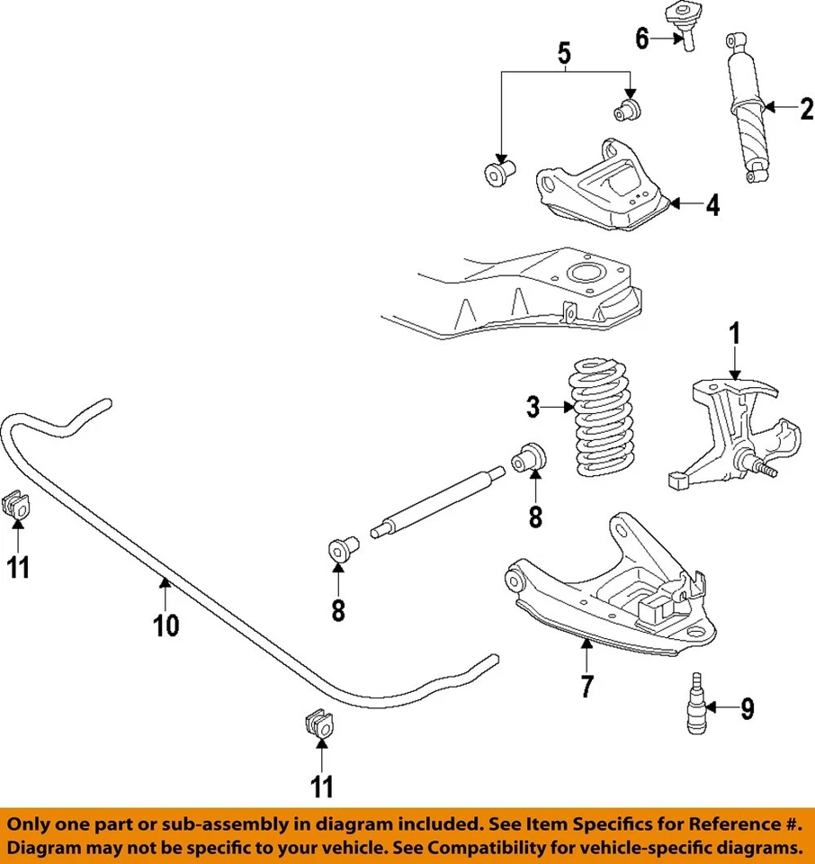 Used Front Suspension Stabilizer Bar fits: 2019 Chevrolet Express 2500 van Front - Изображение 3 из 4