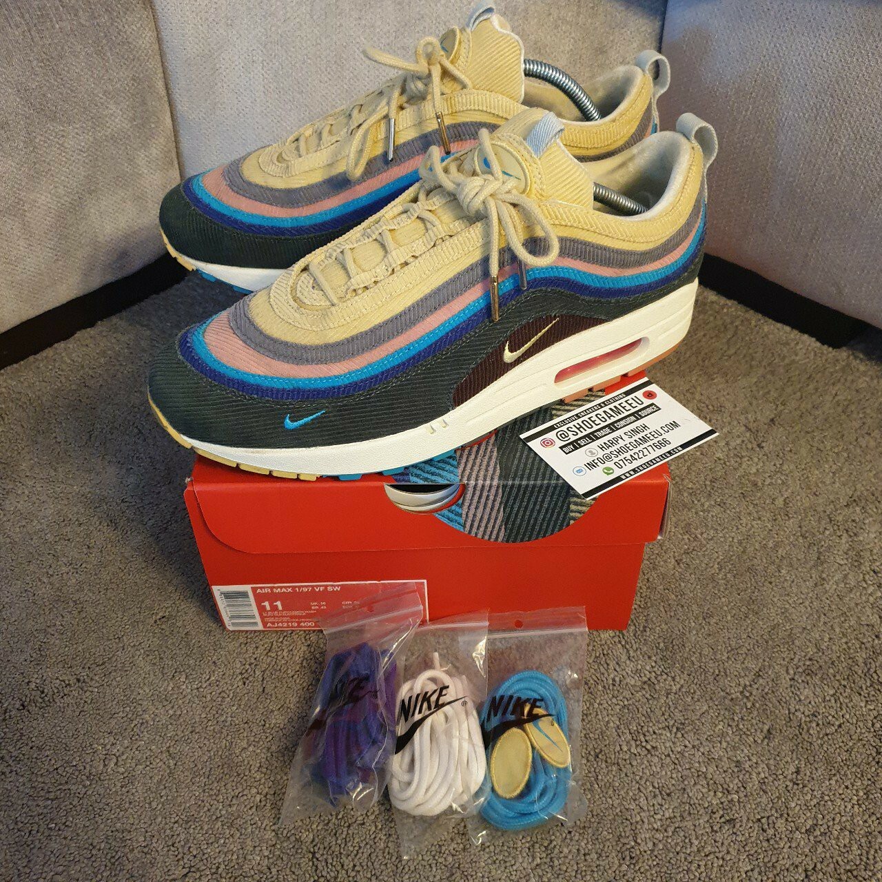 Size UK 10 - Nike Air Max 97 Sean Wotherspoon 2018 for sale online | eBay