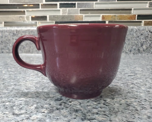 NEW Fiesta Claret Tea Cup 7 oz RETIRED