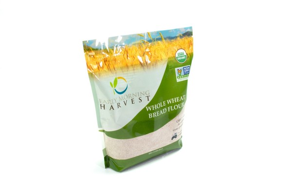 Harina de pan integral orgánica no transgénica Early Morning Harvest - Bolsa de 4 libras