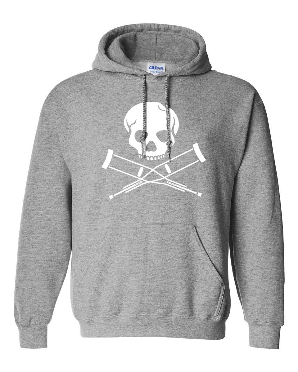 Jackass Skull Logo Hoodie Sweatshirt Johnny Knoxville The Movie S