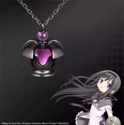 Anime Puella Magi Madoka Magica Akemi Homura Necklace Jewelry Pendant Gift 
