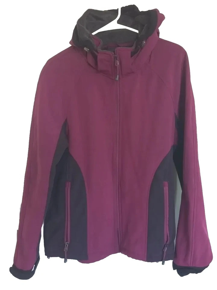 Chaqueta 3 en 1 XERSION con capucha desentoque con cordón para exteriores cremallera completa Foto 2 de 4