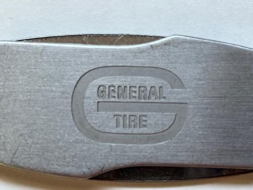 Zippo Metal Pocket Knife Advertising General Tire 2 Inch Vintage BICENTENIAL - Picture 2 of 3