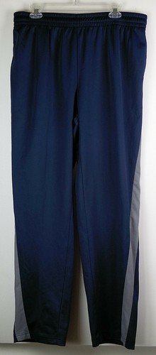 Navy Blue Polyester Track Pants 