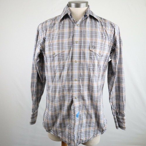 George Strait Men's Multicolor Plaid 