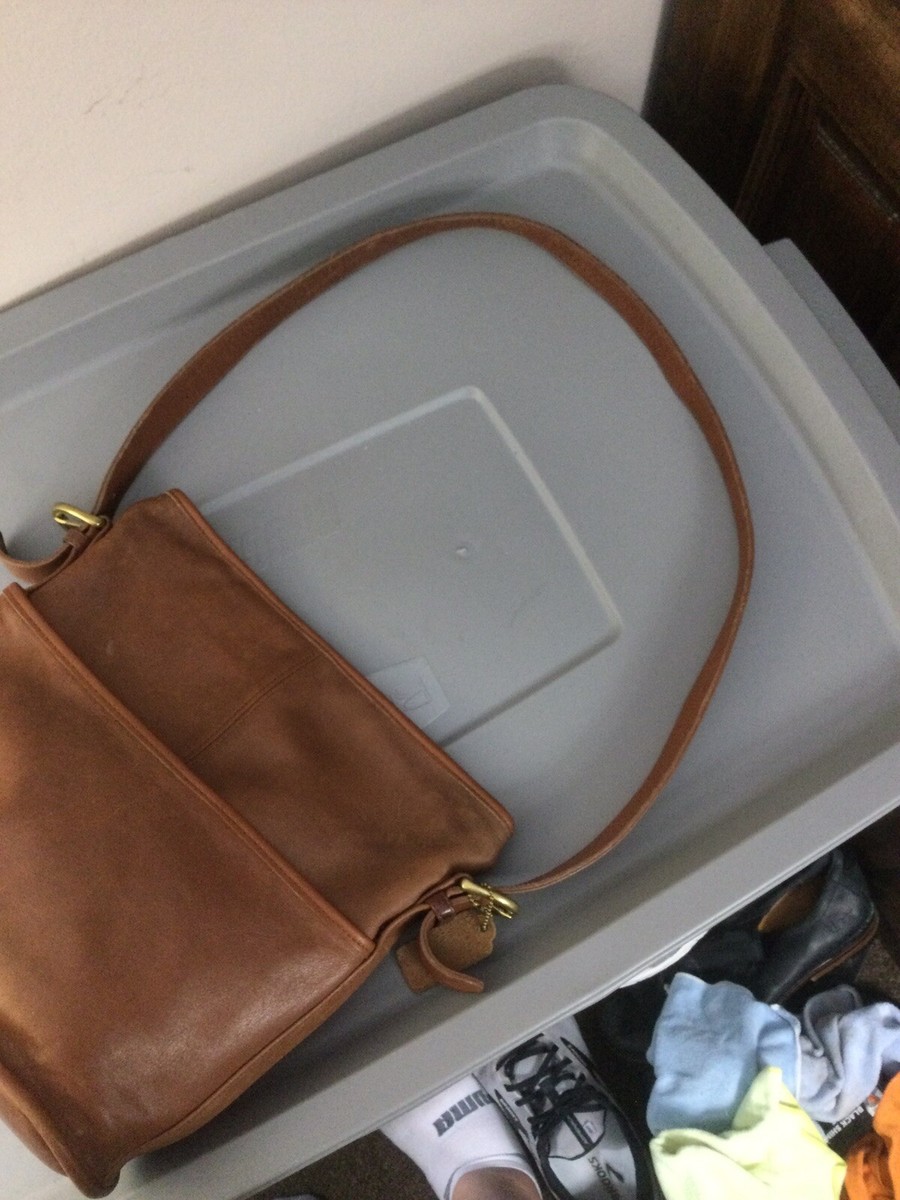 Vintage COACH BLEECKER 4153 Smooth Leather Bucket Shoulder Bag 