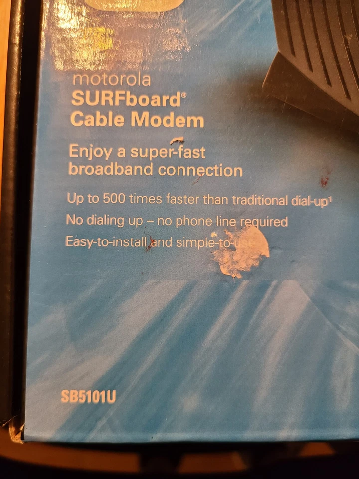 Motorola Surfboard Cable Modem  SB5101U - Image 2 of 4