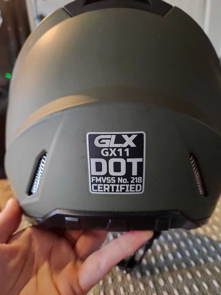 GLX GX11 Compact Lightweight Full Face Motorcycle Street Bike Helmet w/ 2 Visors eBay