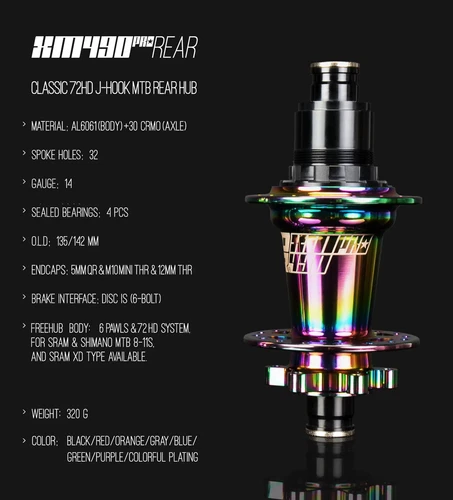 HG XD MS Hub Mountain Bike Wheelset 27.5/29Inch Duroc 30/35 Tubeless MTB Wheel - Picture 10 of 26