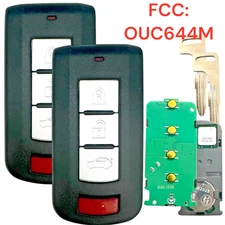 For 2015-2018 Mitsubishi Outlander Remote Smart Key Fob OUC644M-KEY-N 4 Button