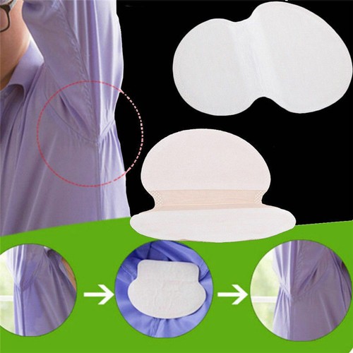 New 100pcs Underarm Armpit Sweat Pads Stickers Shield Guard Absorbing Disposable - Picture 9 of 12
