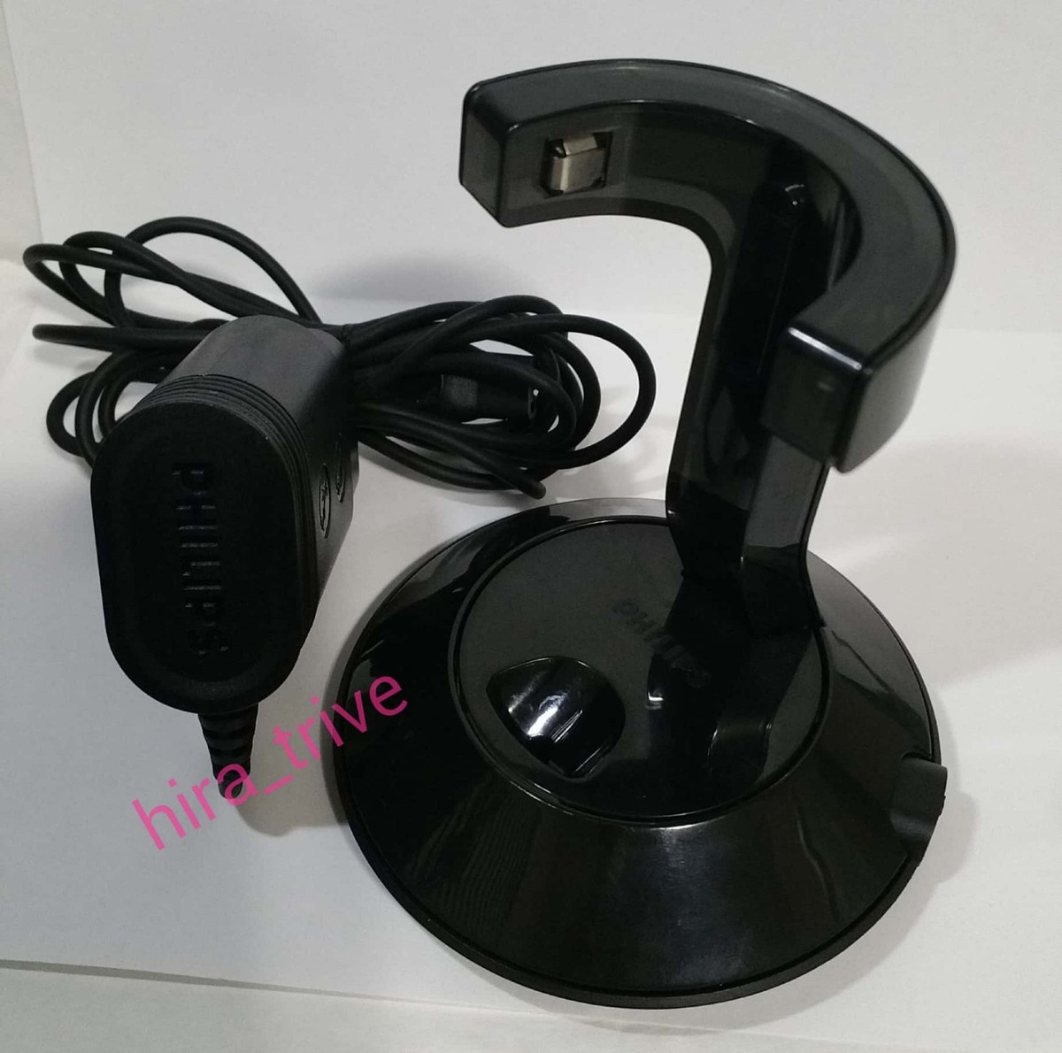 Support De Charge + Chargeur Pour Rasoir Philips QS6140 QS6141 QS6160 QS6162 - Occasion - Noir