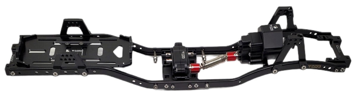 Telaio in Alluminio Alloy RC per Axial SCX10 II 1/10, Lunghezza