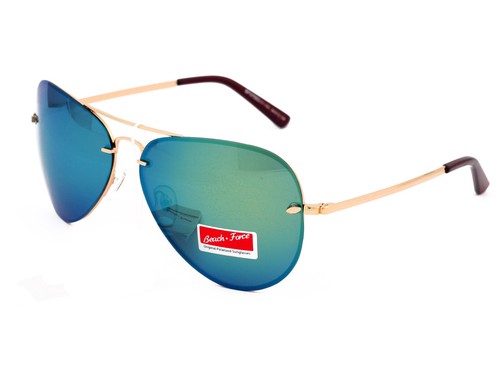 Forza da Spiaggia Uomo Polarizzato Occhiali Da Sole Per Guida BLU VERDE  LENTI A SPECCHIO | eBay