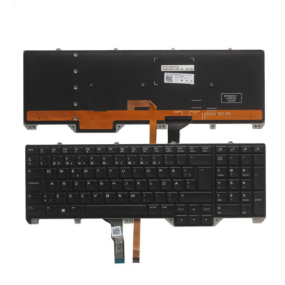 NEW for DELL Alienware 17 R2 & 17 R3 Swedish Sweden Keyboard  Backlit