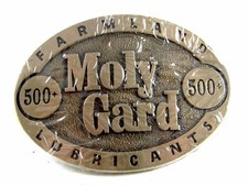 Moly Gard 500 Farmland Lubricants Belt Buckle 82114 Mint In Plastic