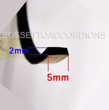 Accordion Bellows Gasket Tape Balgdichtung 3.3 METERS 5x2 (mm) 132.5 inches